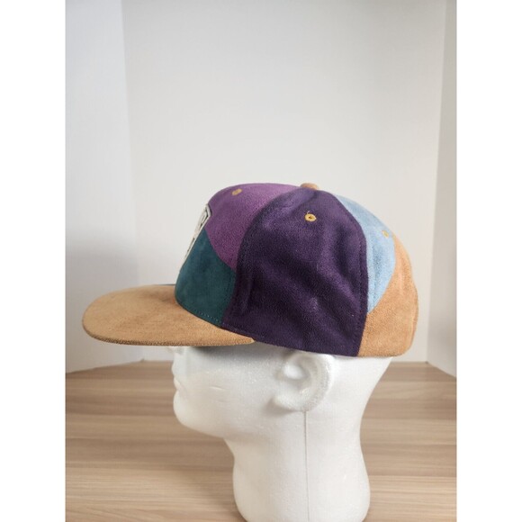 BROOKLYN NETS HAT MITCHELL & NESS NBA CRAZE‎ CUT  SNAPBACK CAP SUEDE RARE - Picture 2 of 8